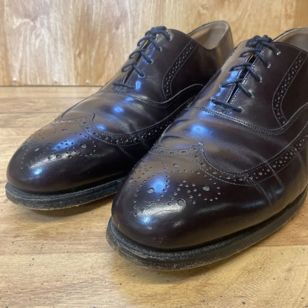Johnston & Murphy Optima Wingtip Oxford‎ Dress Shoes 22-2923 USA Men's 9.5 D